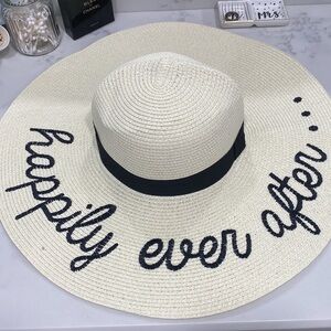 Happily ever after beach hat never used